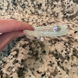 Crystal Energy Double Wrap Bracelet with Swarovski Elements